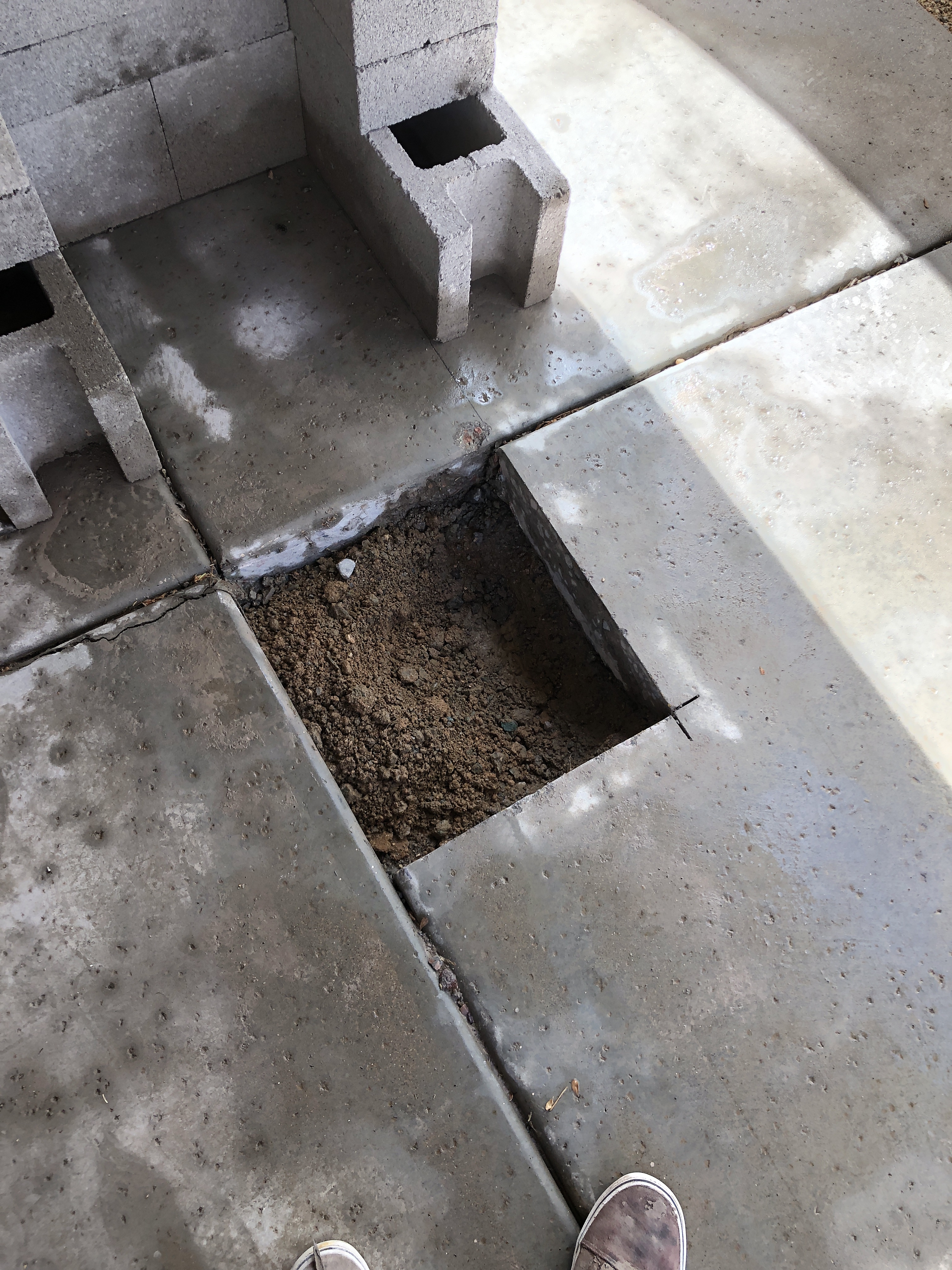 Select concrete cut.