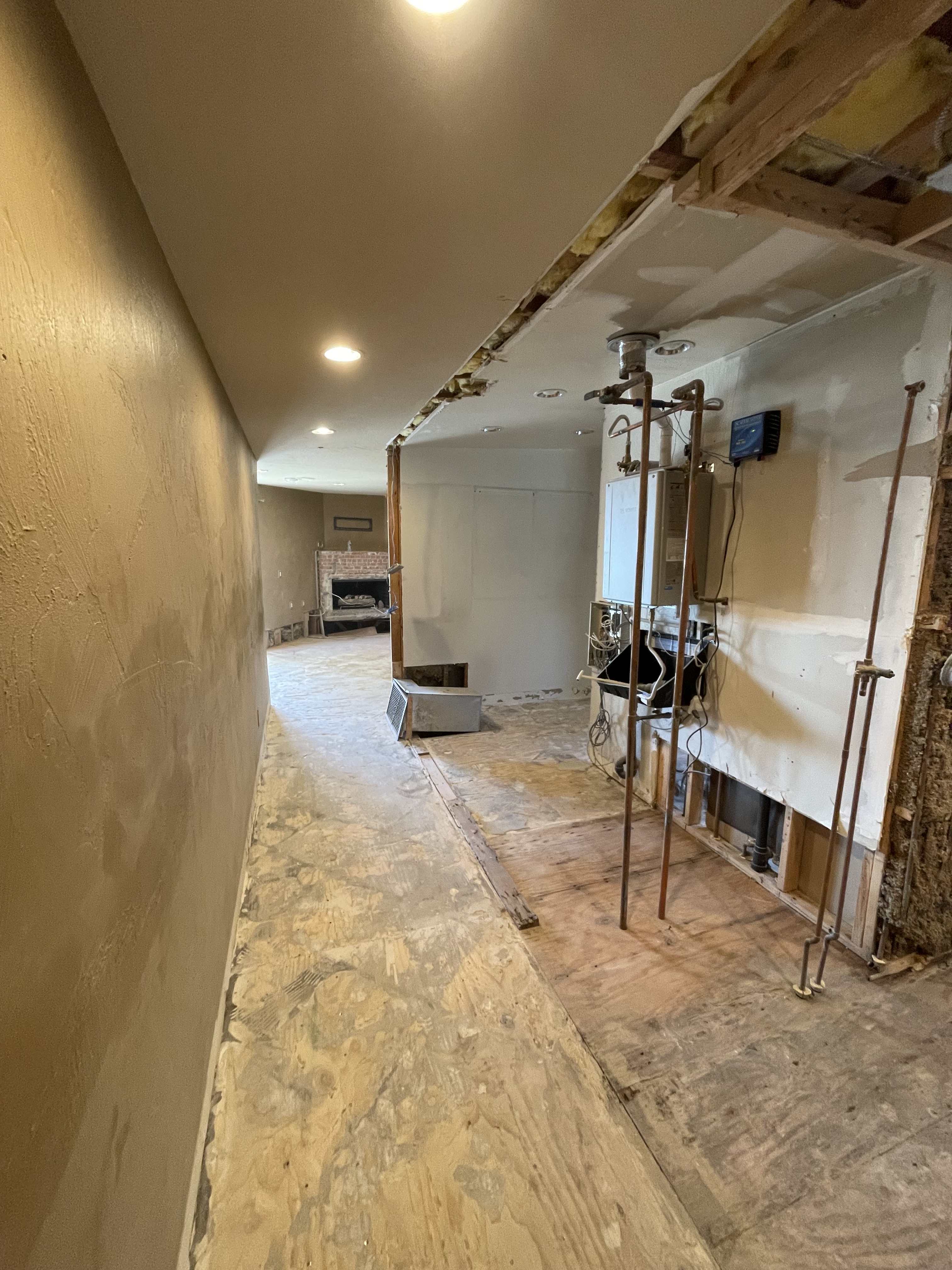 Deconstruction of master bed/bathroom