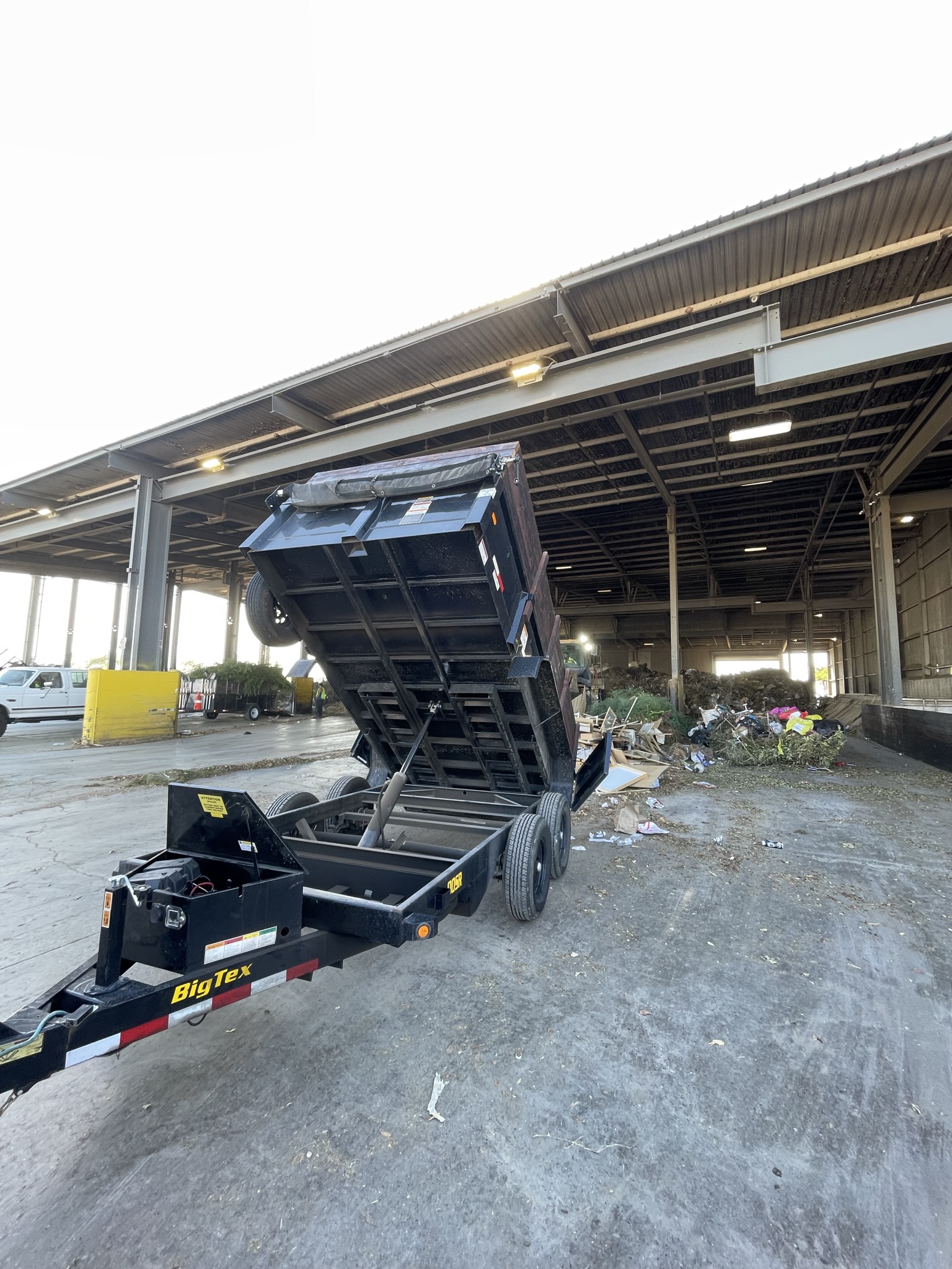 Always ensuring we dispose of debris in an eco-friendly way!