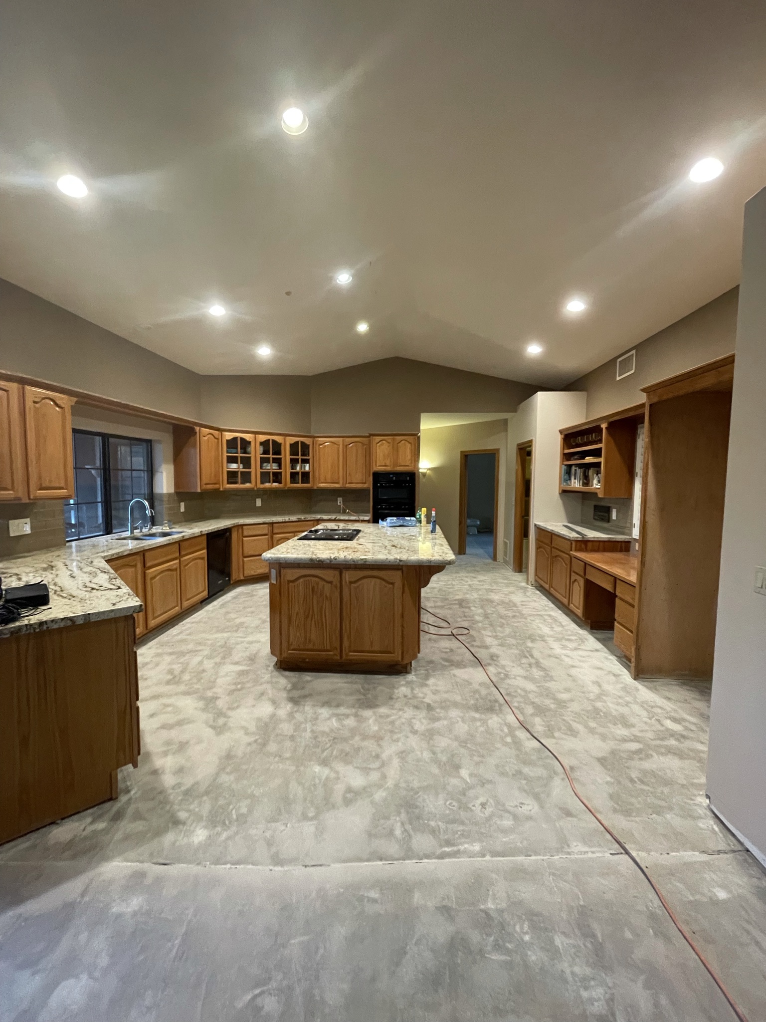 Freshly finished Dustless Tile Removal