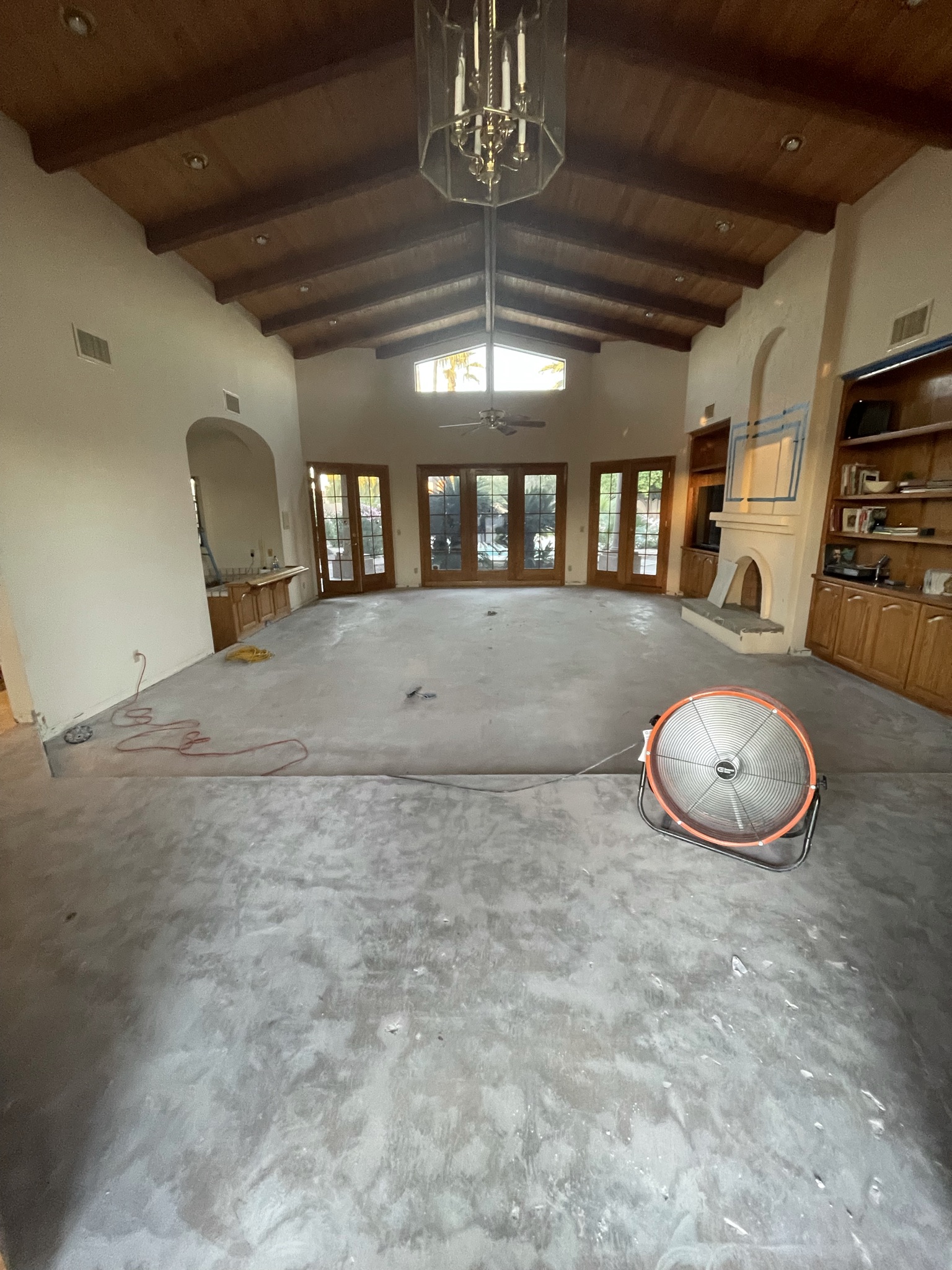 Freshly finished Dustless Tile Removal Pt.2